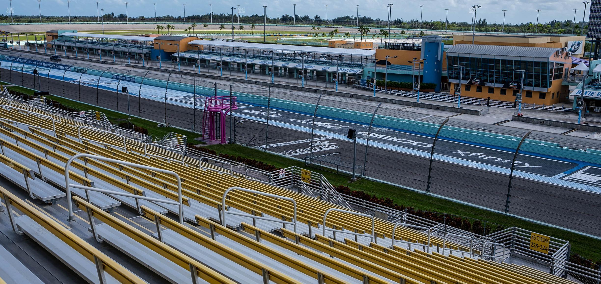 Seating view for Homestead-Miami Speedway Section 224