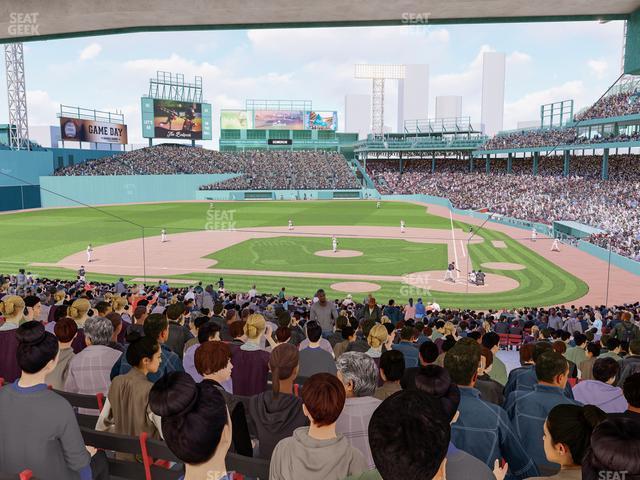 Seating view for Fenway Park Section Grandstand 24