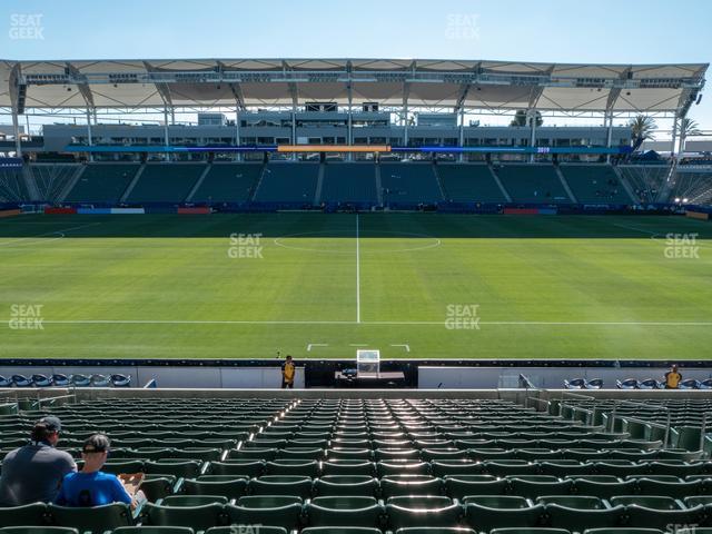 Seating view for Dignity Health Sports Park Section 132