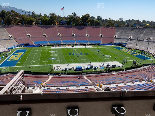 Seating view for Rose Bowl Stadium Section Club 208