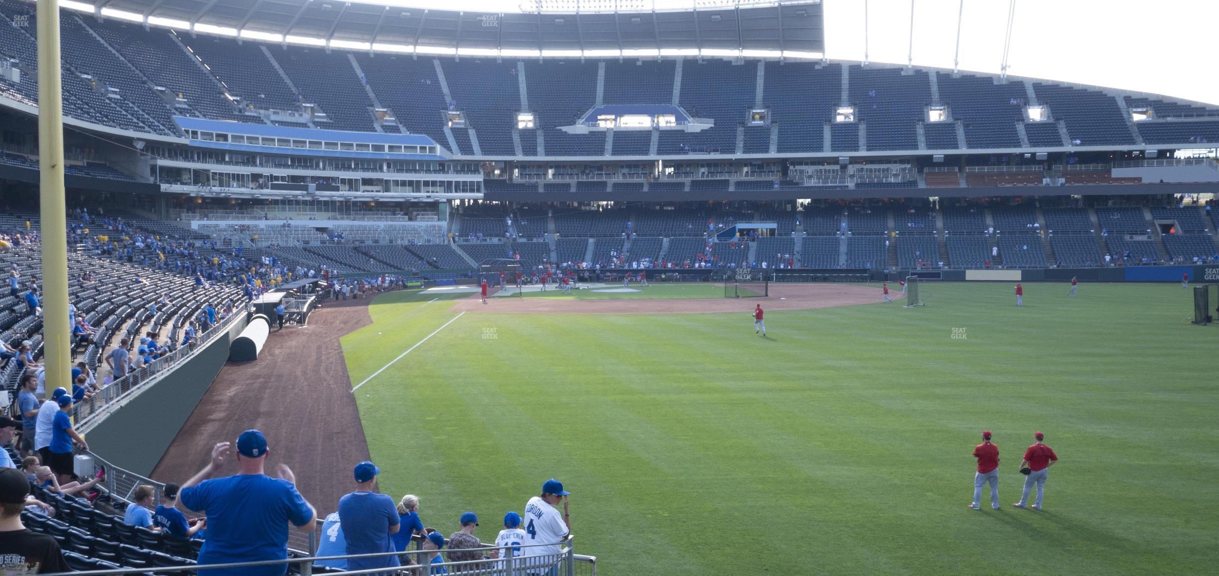 Seating view for Kauffman Stadium Section 150