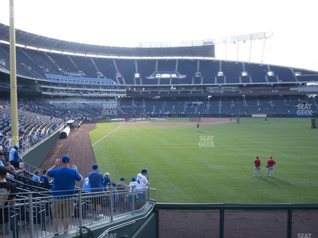 Seating view for Kauffman Stadium Section 150