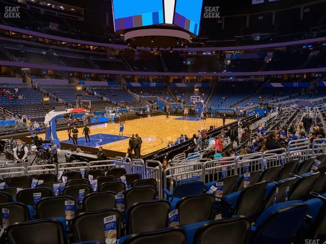 Seating view for Kia Center Section 117