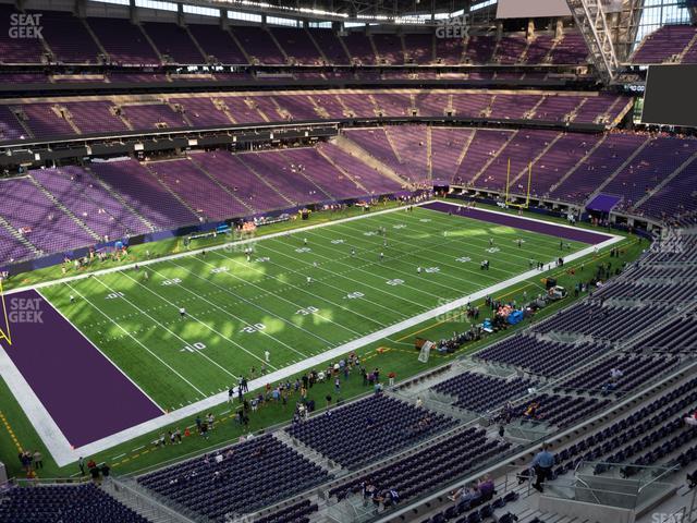 Seating view for U.S. Bank Stadium Section 346