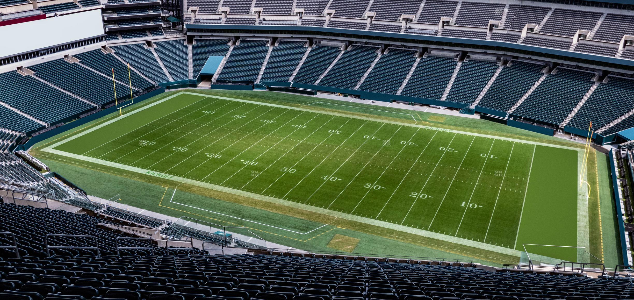 Seating view for Lincoln Financial Field Section 204