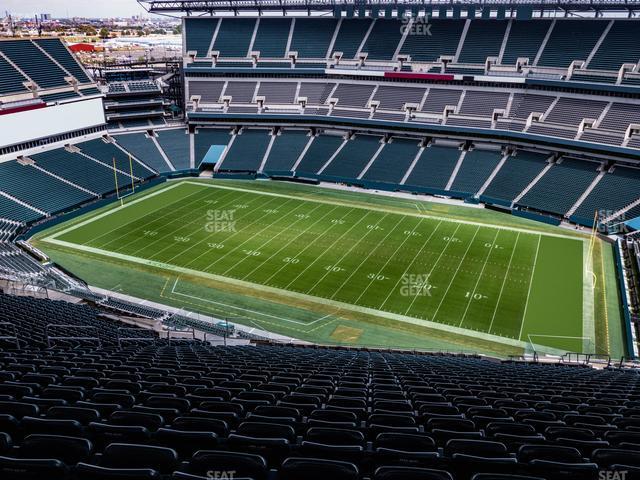 Seating view for Lincoln Financial Field Section 204