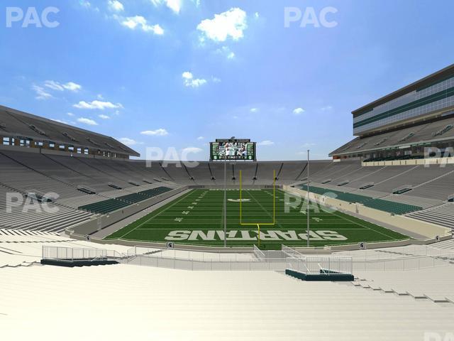 Seating view for Spartan Stadium (Michigan) Section 1