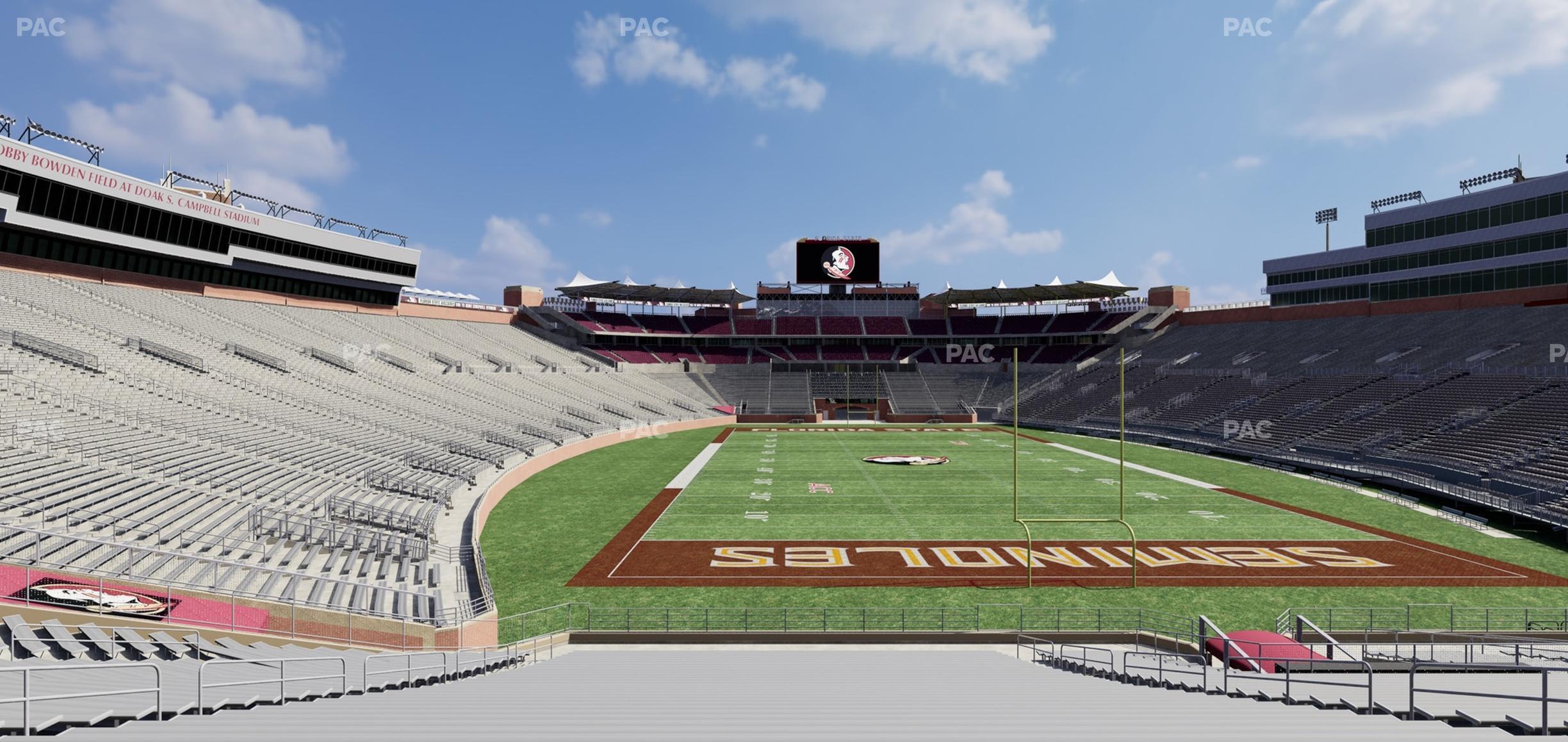 Seating view for Doak Campbell Stadium Section 2