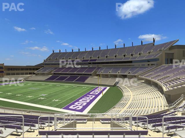 Seating view for Amon G. Carter Stadium Section 229