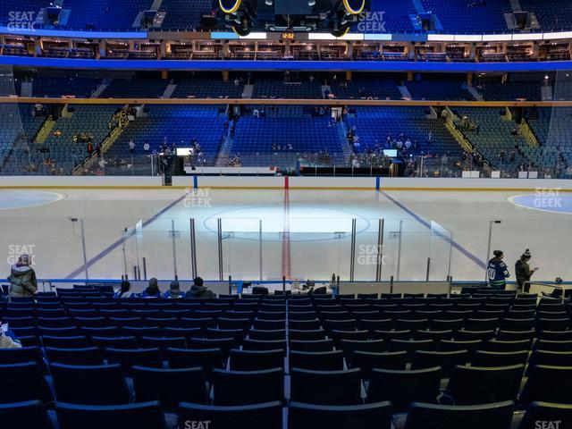 Seating view for KeyBank Center Section 117