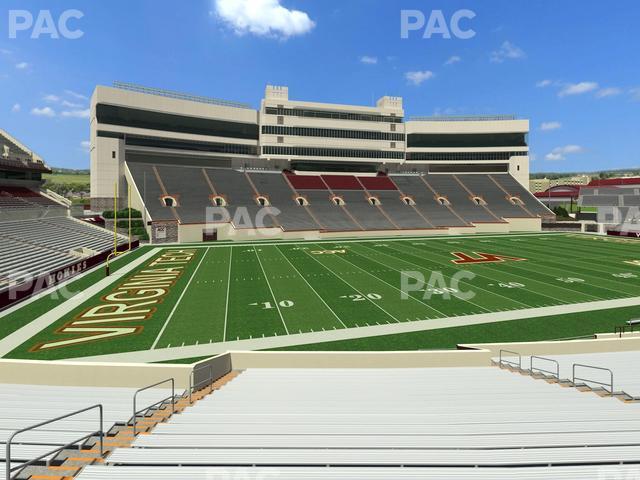 Seating view for Lane Stadium Section 134