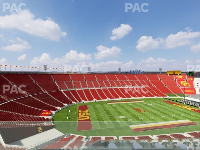 Seating view for Los Angeles Memorial Coliseum Section Suite 521