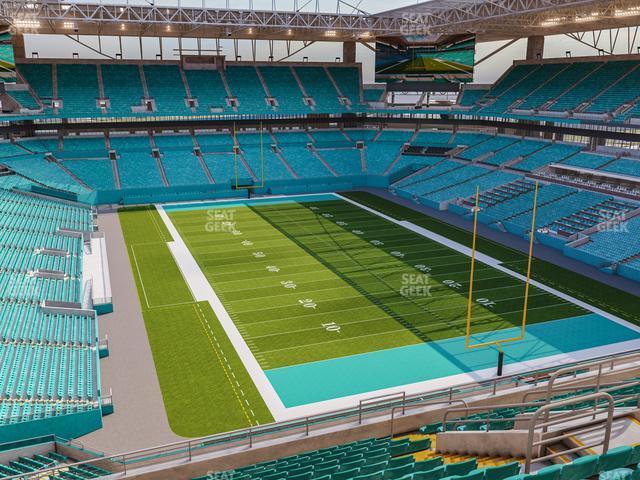 Seating view for Hard Rock Stadium Section 307