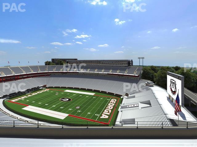 Seating view for Sanford Stadium Section 602