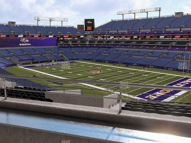 Seating view for M&T Bank Stadium Section Suite 306