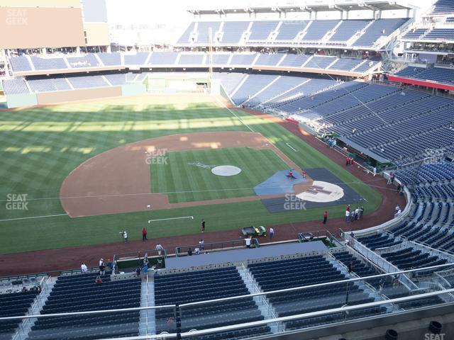 Seating view for Nationals Park Section 308