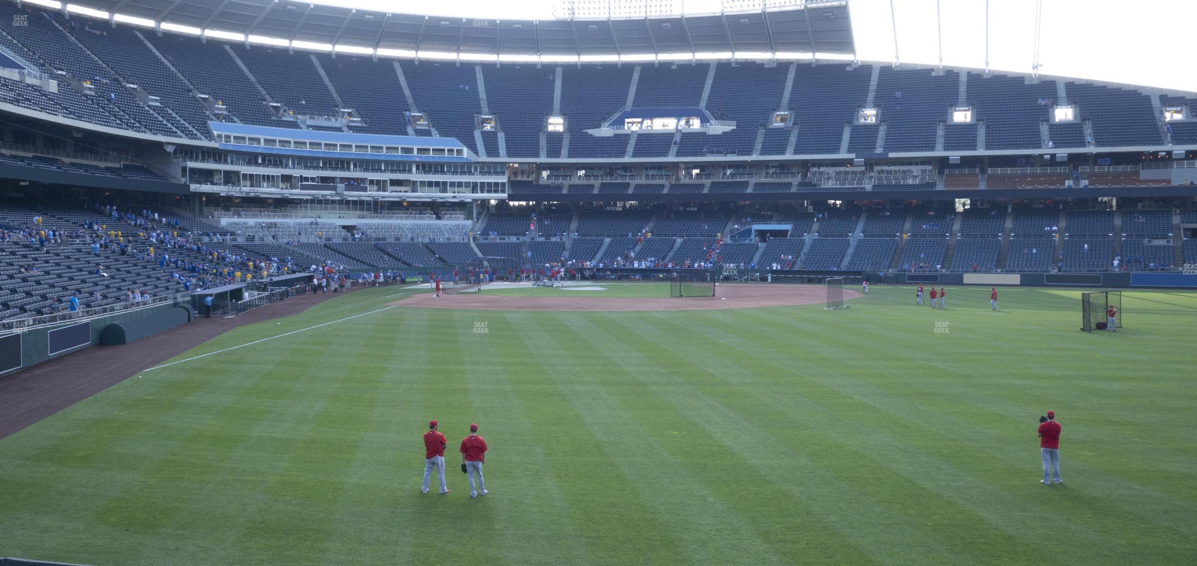 Seating view for Kauffman Stadium Section 152