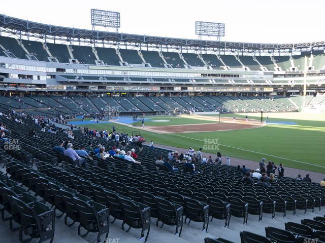 Seating view for Guaranteed Rate Field Section 114