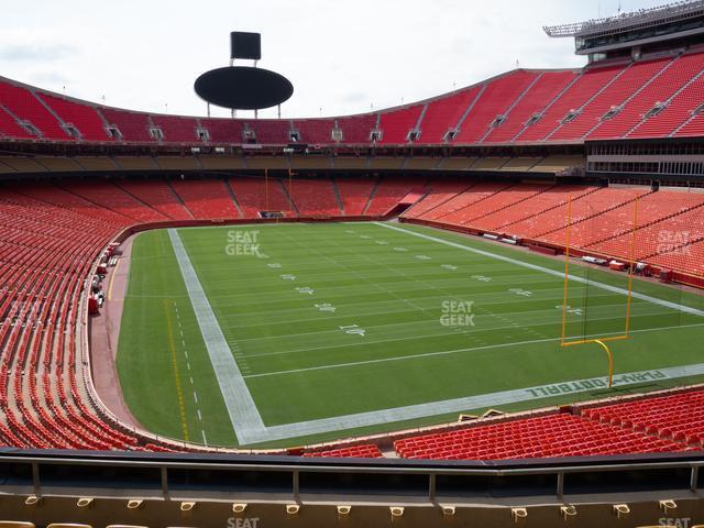 Seating view for GEHA Field at Arrowhead Stadium Section 238