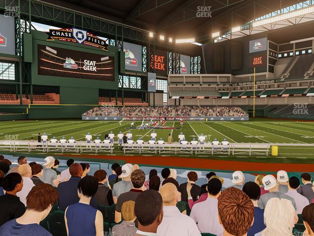 Seating view for Chase Field Section 130