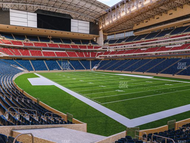 Seating view for NRG Stadium Section 140