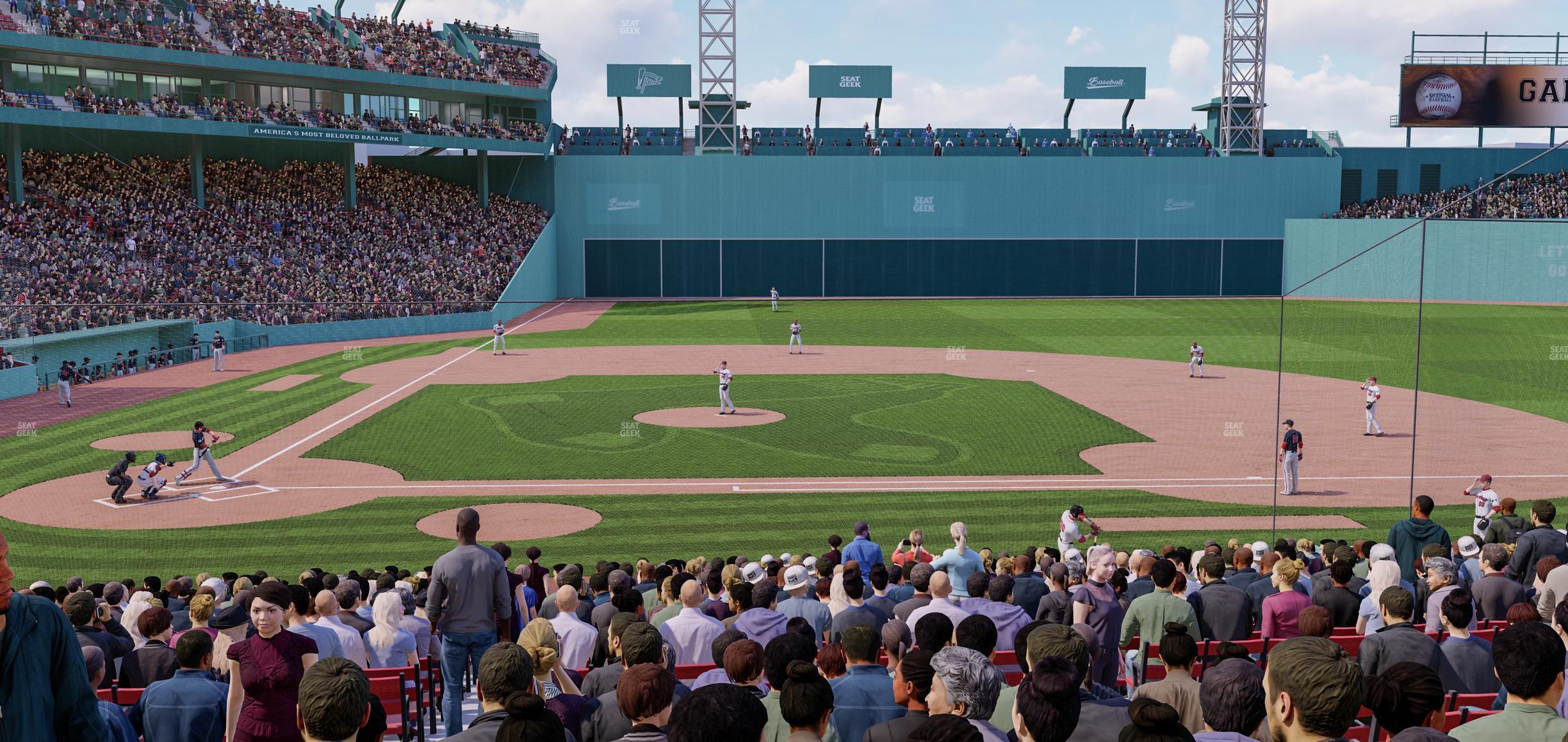 Seating view for Fenway Park Section Loge Box 119