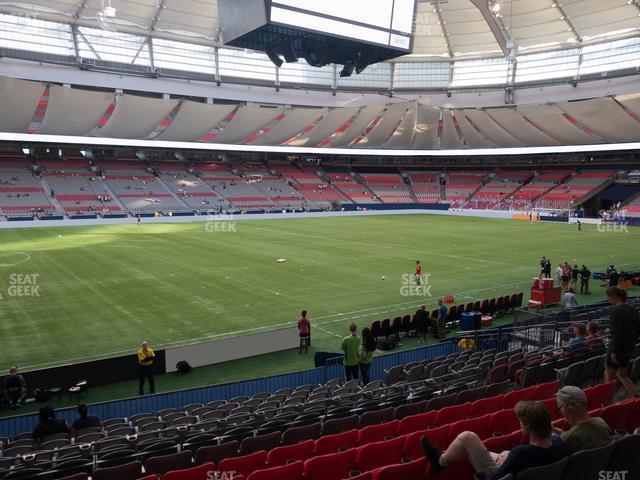 Seating view for BC Place Stadium Section 218