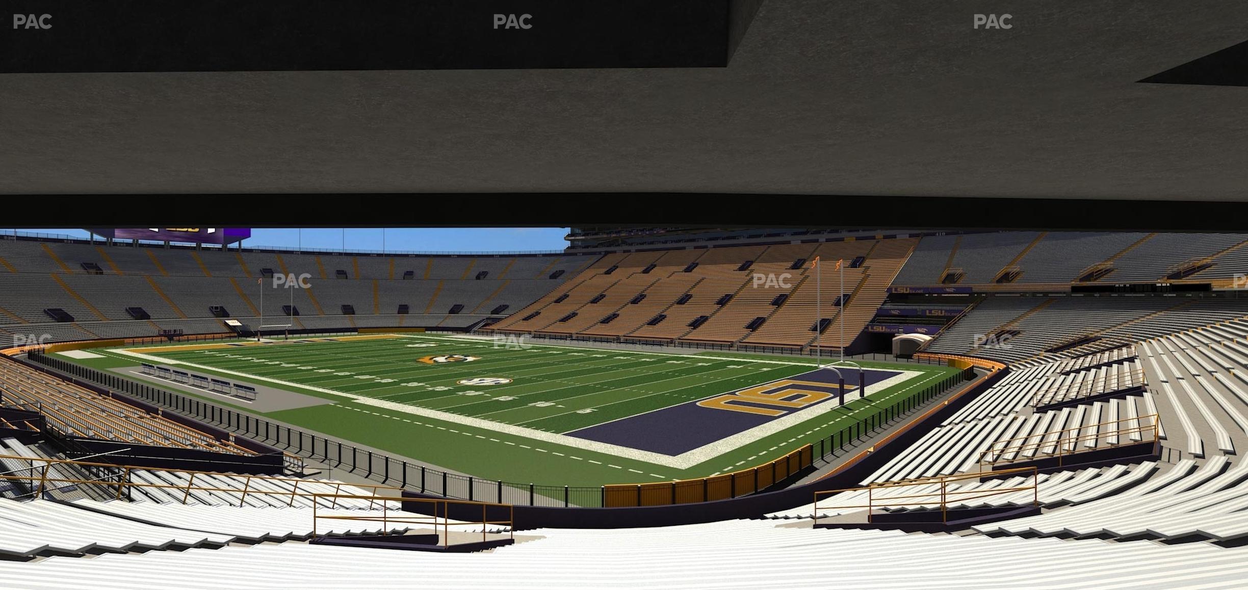 Seating view for Tiger Stadium Section 408