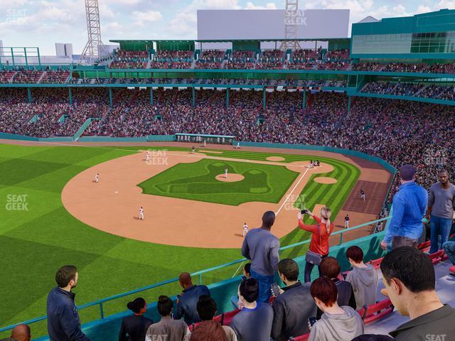 Seating view for Fenway Park Section Coca Cola Reserved 18