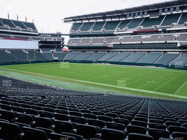 Seating view for Lincoln Financial Field Section 123