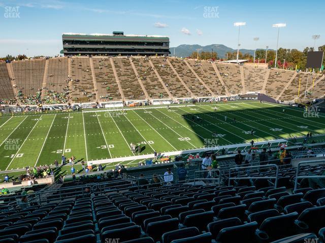 Seating view for Autzen Stadium Section 33 Club