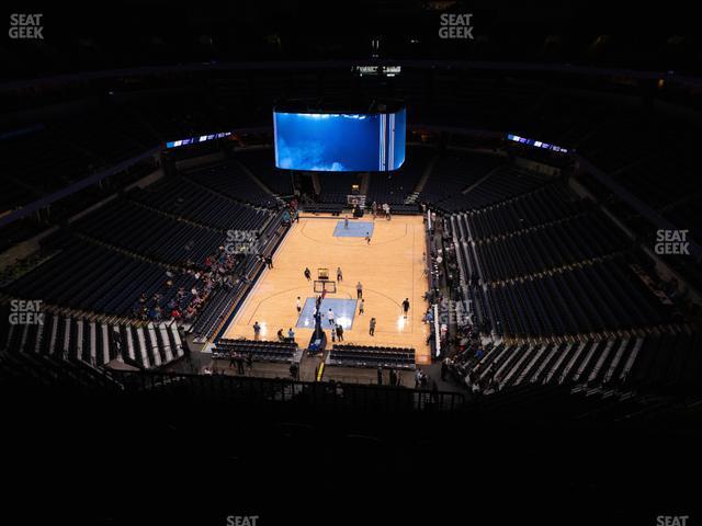 Seating view for FedExForum Section 201