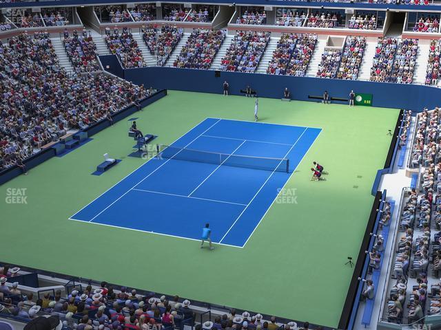 Seating view for Arthur Ashe Stadium Section 103