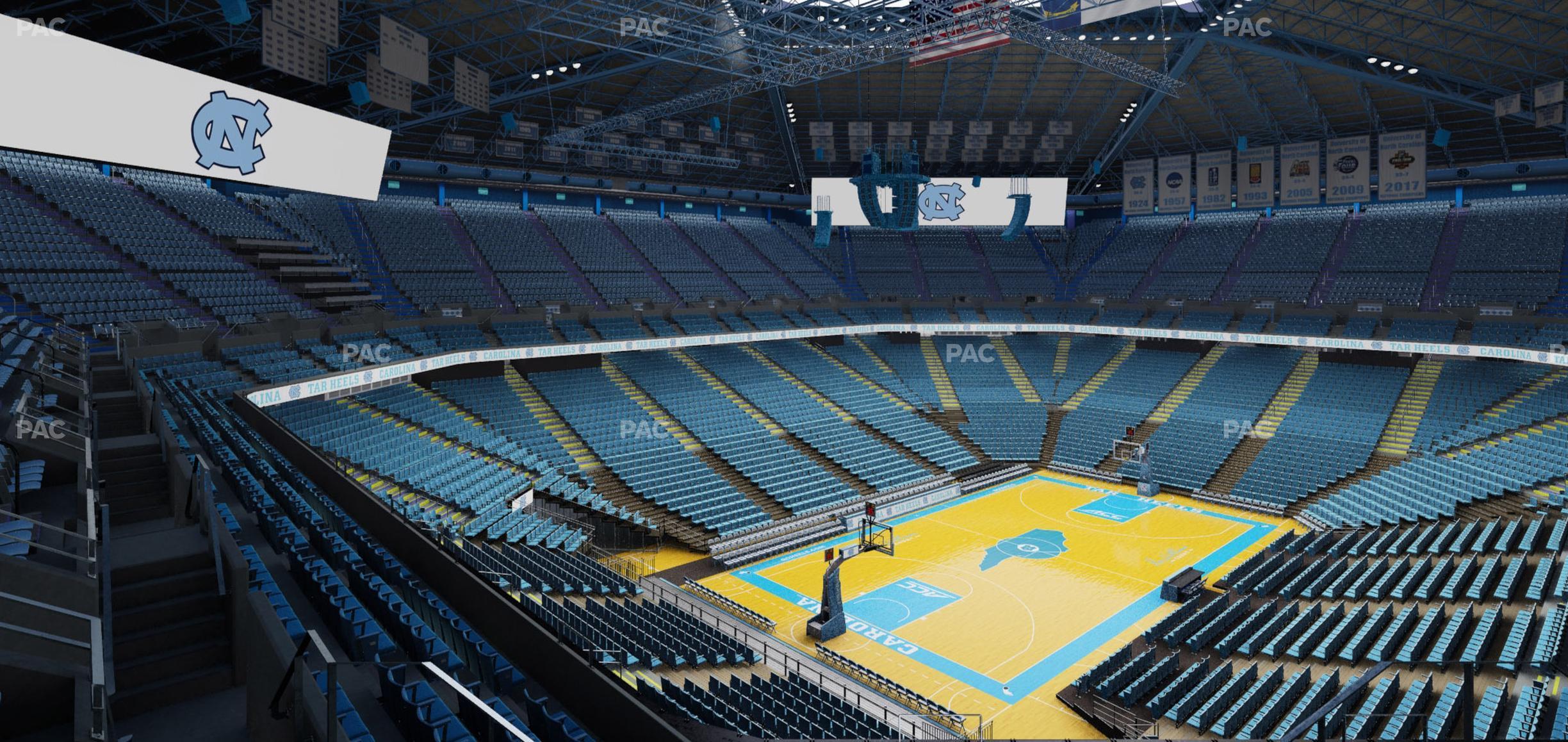 Seating view for Dean Smith Center Section 220