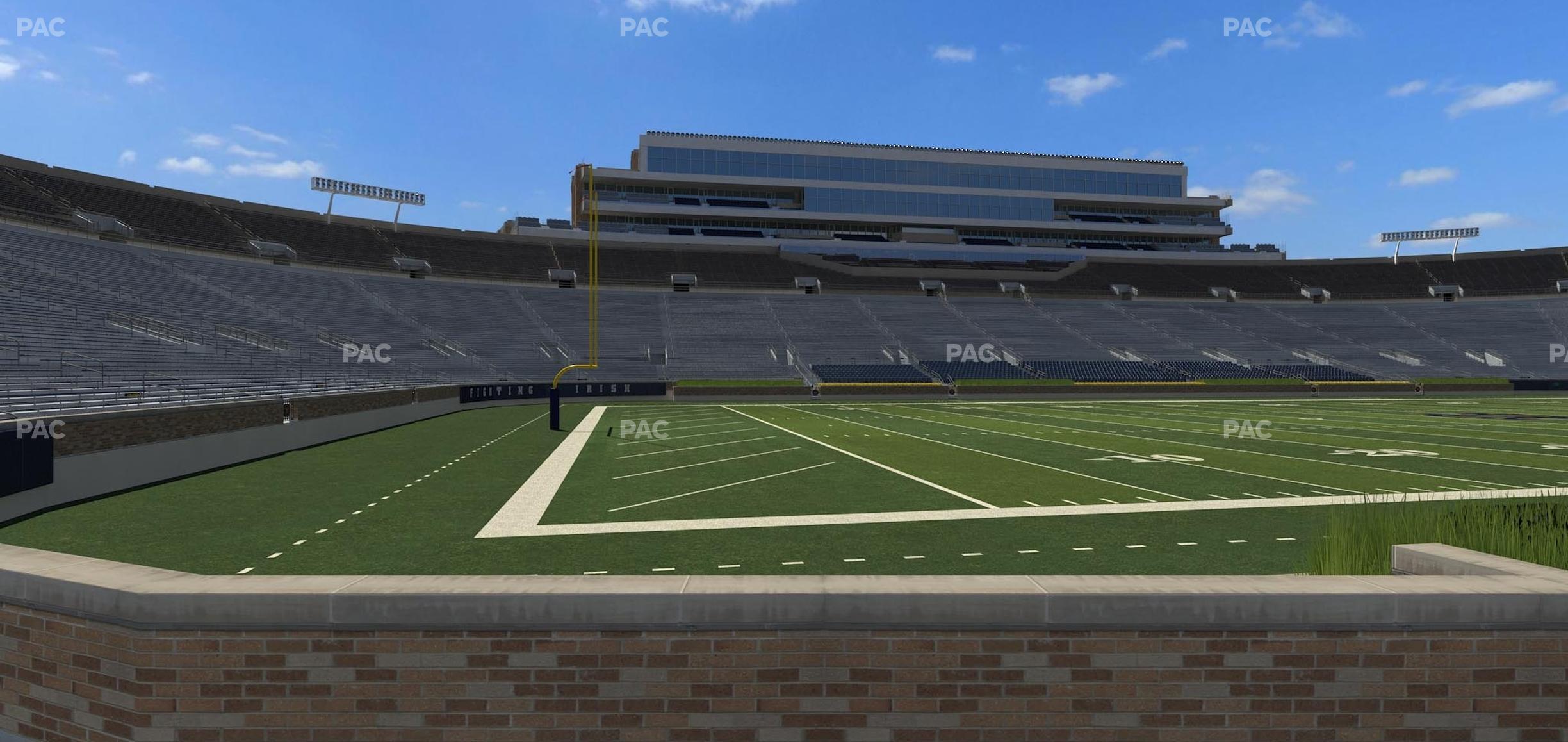 Seating view for Notre Dame Stadium Section 14