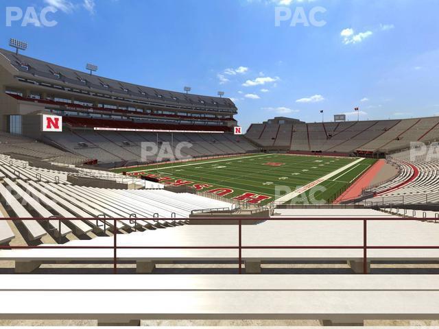 Seating view for Memorial Stadium Nebraska Section 33