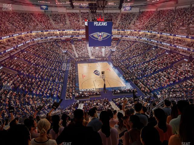 Seating view for Smoothie King Center Section 325