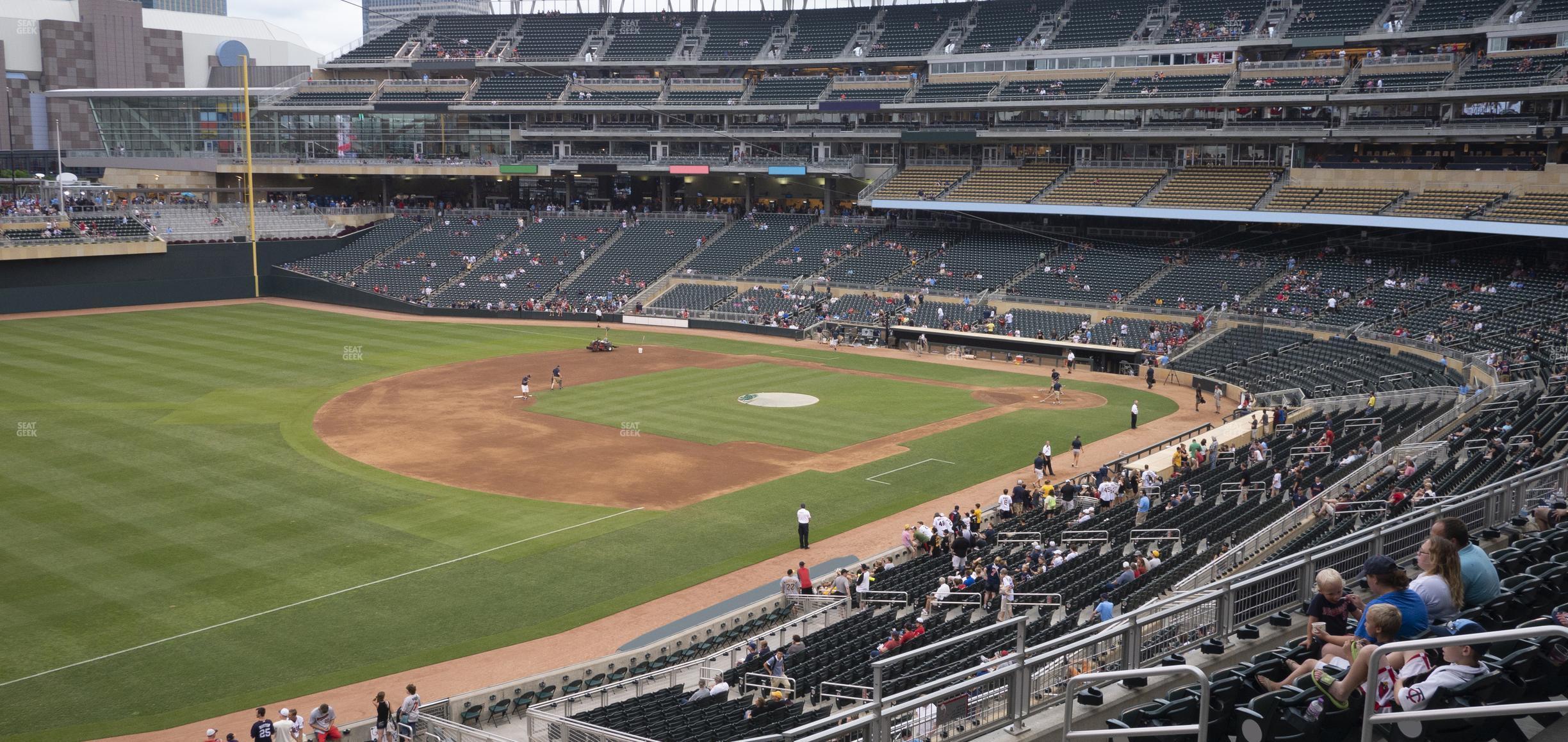 Seating view for Target Field Section Legends Landing T