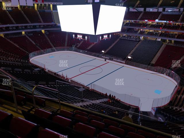 Seating view for Prudential Center Section 115