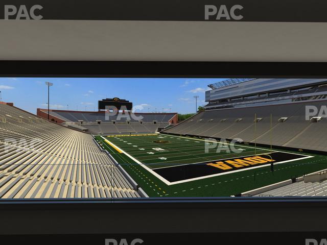 Seating view for Kinnick Stadium Section Ironmen Box 19