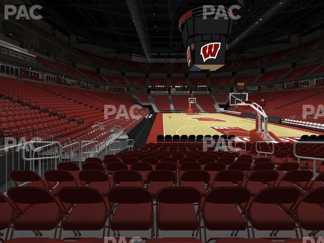 Seating view for Kohl Center Section 102