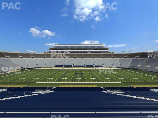 Seating view for Notre Dame Stadium Section 28