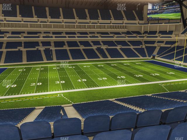 Seating view for Lucas Oil Stadium Section 315