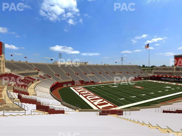 Seating view for Memorial Stadium - Indiana Section 12