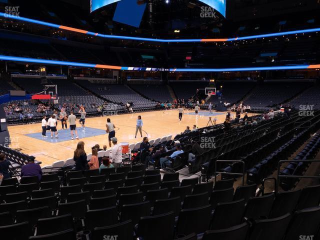 Seating view for FedExForum Section 103