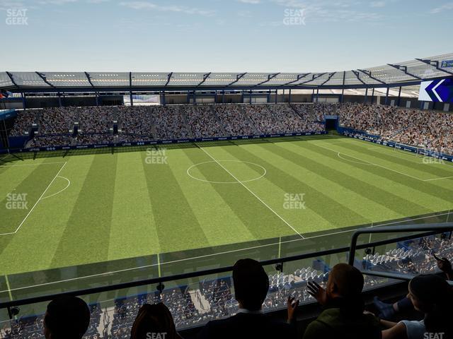 Seating view for Children's Mercy Park Section Suite 509