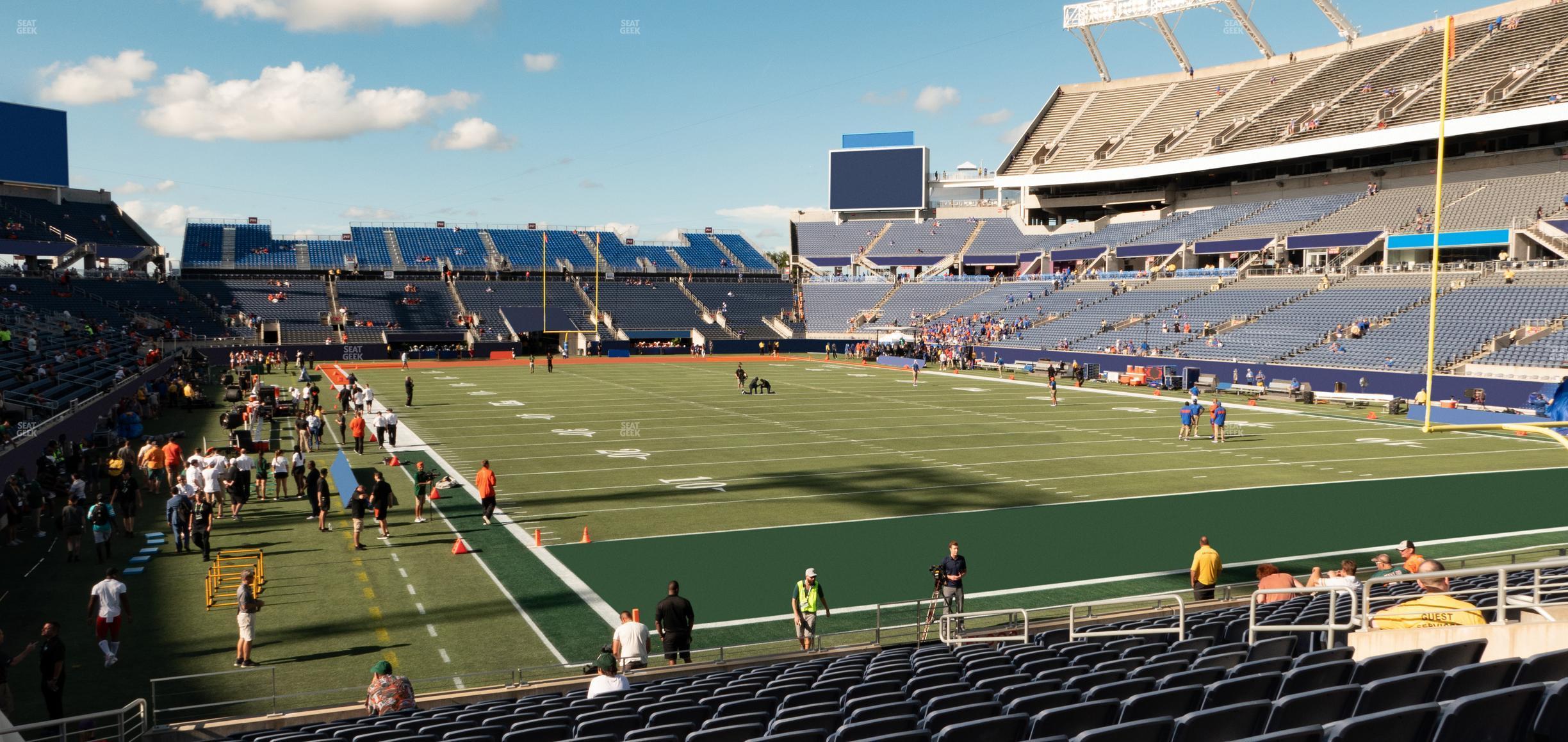 Seating view for Camping World Stadium Section 123