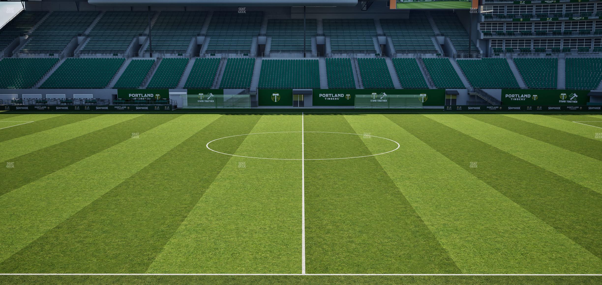 Seating view for Providence Park Section Club 3