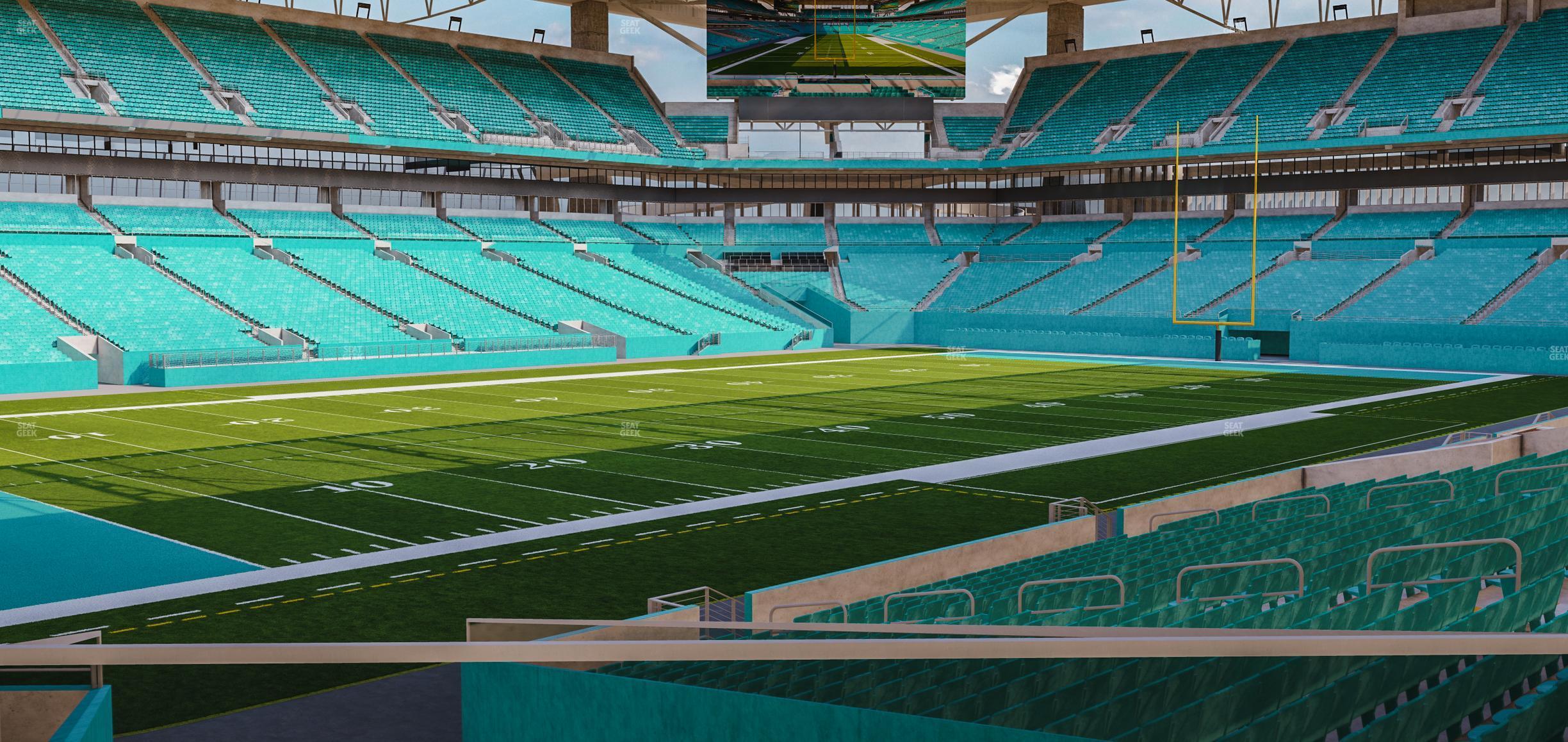 Seating view for Hard Rock Stadium Section 153