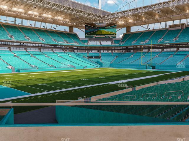 Seating view for Hard Rock Stadium Section 153